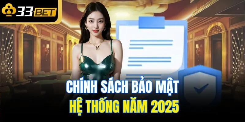 Chính sách bảo mật hệ thống năm 2025
