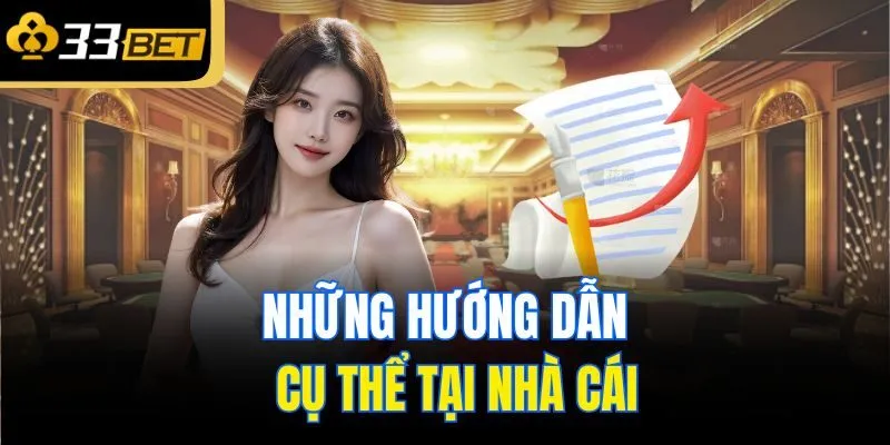 Những hướng dẫn cụ thể tại nhà cái